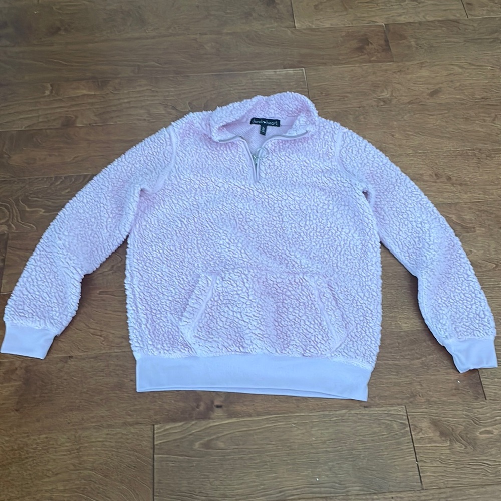 derek heat fluffy jacket size small